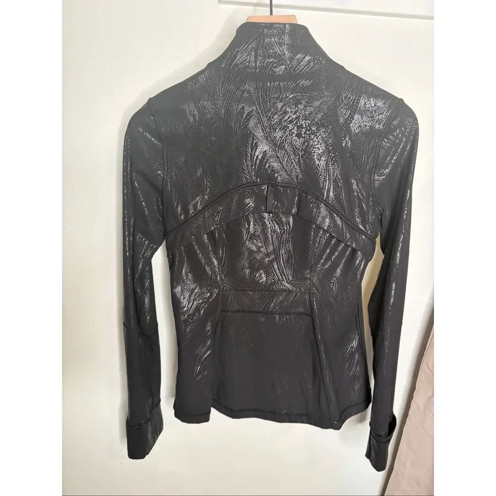 Lululemon Shine Define Jacket | Black Shine in 6